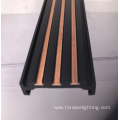 plastic copper coextrusion light track inner conductive part